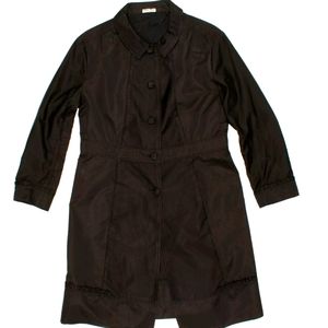 VINTAGE MIU MIU PRADA DESIGNER BLACK SILK JACKET